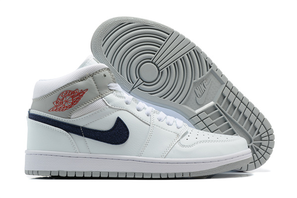 Women's Running Weapon Air Jordan 1 White Shoes 0153 Women's Running Weapon Air Jordan 1 White Shoes 0153